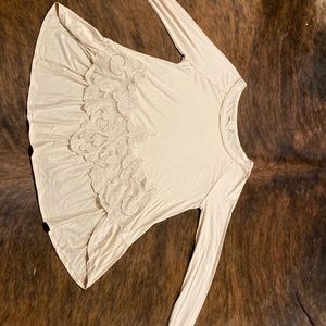 Size small cream Tunic style